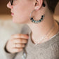 Jewelry: Earrings, Silver Moon Phase Hoop