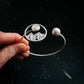 Jewelry: Landscape Cuff B/Cop Calc Moon