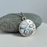 Jewelry: Planet Necklace Silver