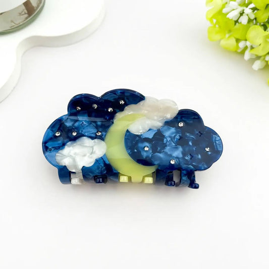 Starry Sky Hair Clip w/ Rhinestone
