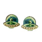 Jewelry: Alien Ship Stud Earring