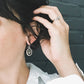 Jewelry: Earrings, Raw Meteorite