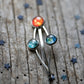 Jewelry: Hair Clip, Silver Earth, Moon and Sun